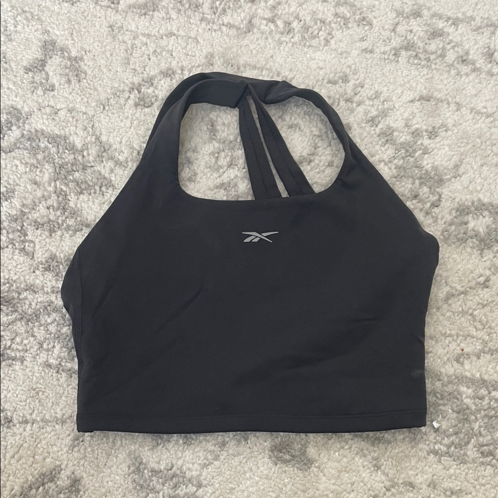 Reebok Women's Black Crossback Sports Bra